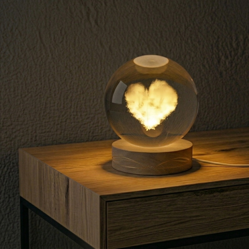 Bola de cristal de un corazon | Kyllife