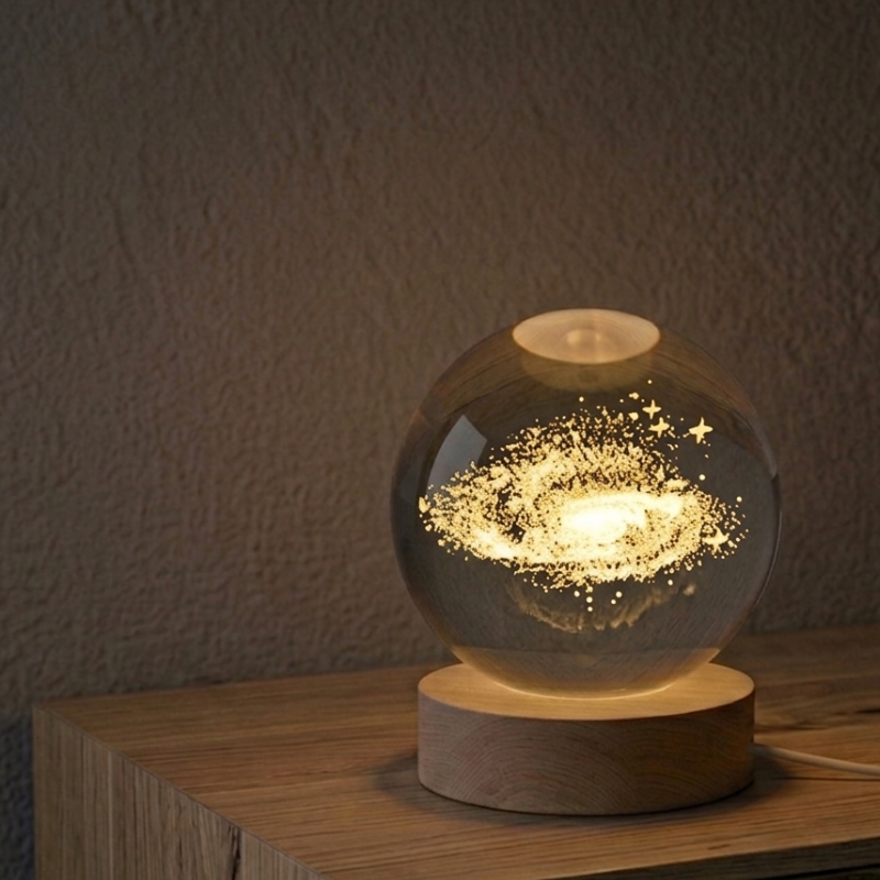Bola de cristal con una galaxia | Kyllife