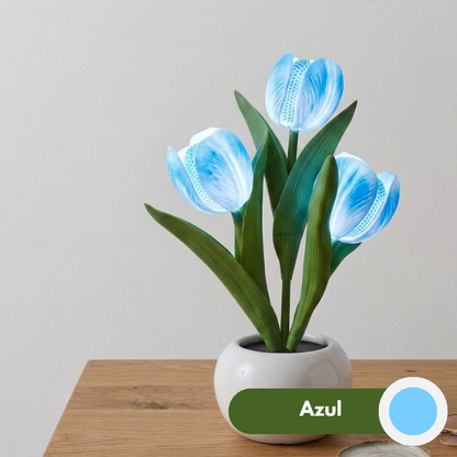 Lámpara LED de tulipanes