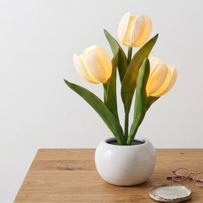 Lámpara LED de tulipanes
