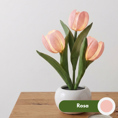 Lámpara de tulipanes rosas | Kyllife